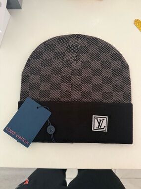 Othr Checker Knit Beanie - Black/Gray